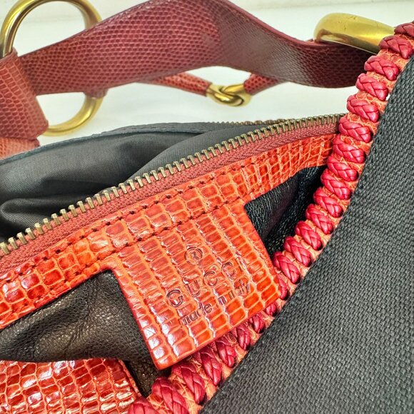 Gucci Black Canvas  Hobo Bag - Picture 9 of 11